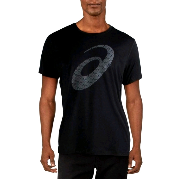 Asics Black Fitness Activewear Workout TShirt - Picture 1 of 5